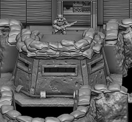 GrimGuard Trench Terrain | Station Forge | Wargaming Terrain | Scatter Terrain