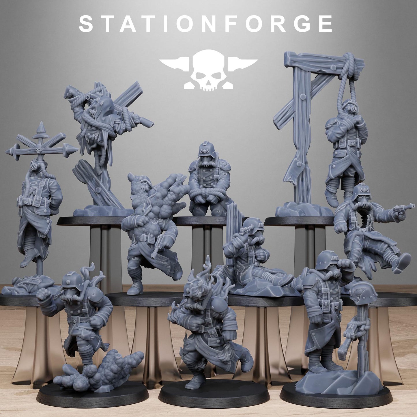 GrimGuard Objective Markers | Station Forge | Wargaming | Infantry | Soldiers