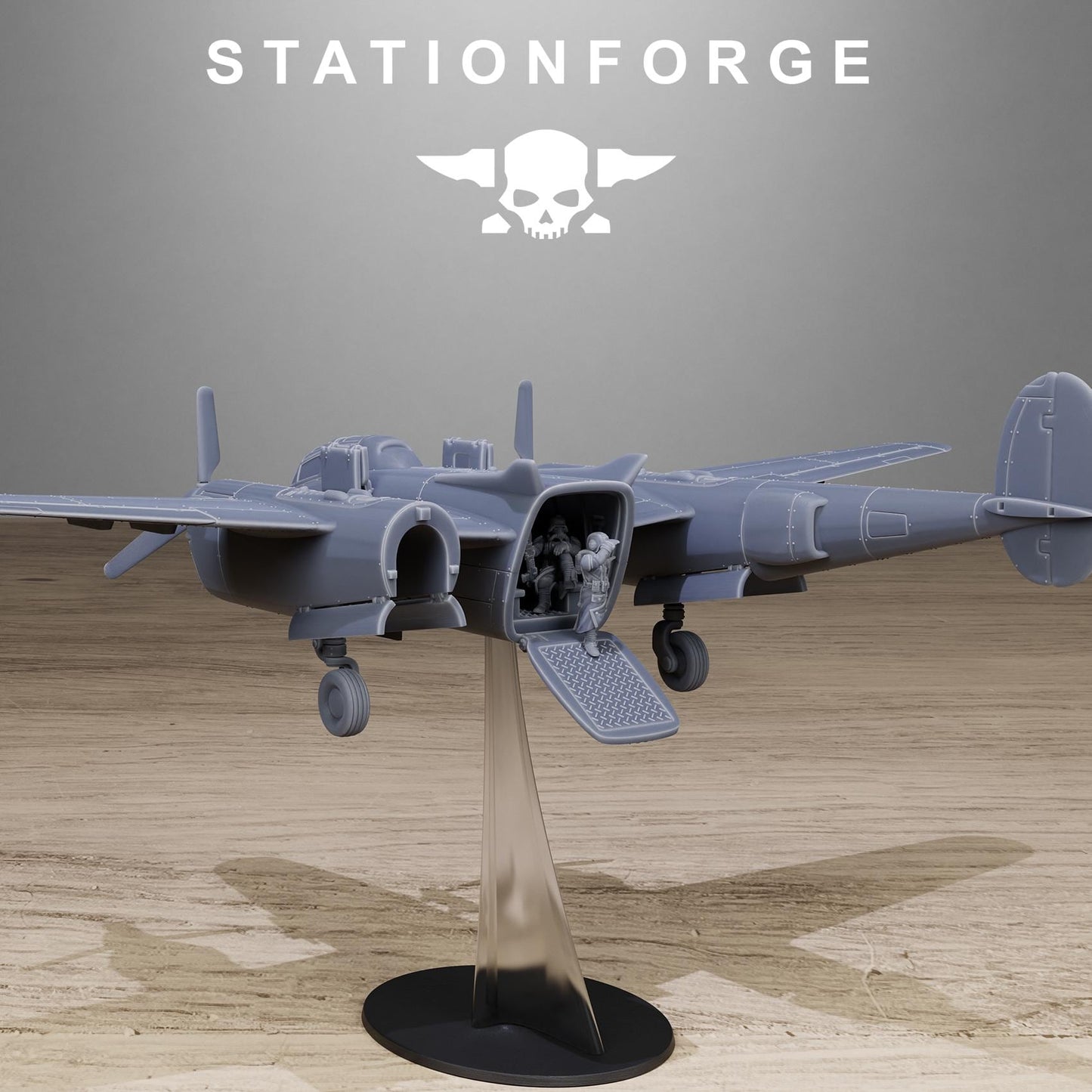 GrimGuard Vulture Plane | Station Forge | Wargaming