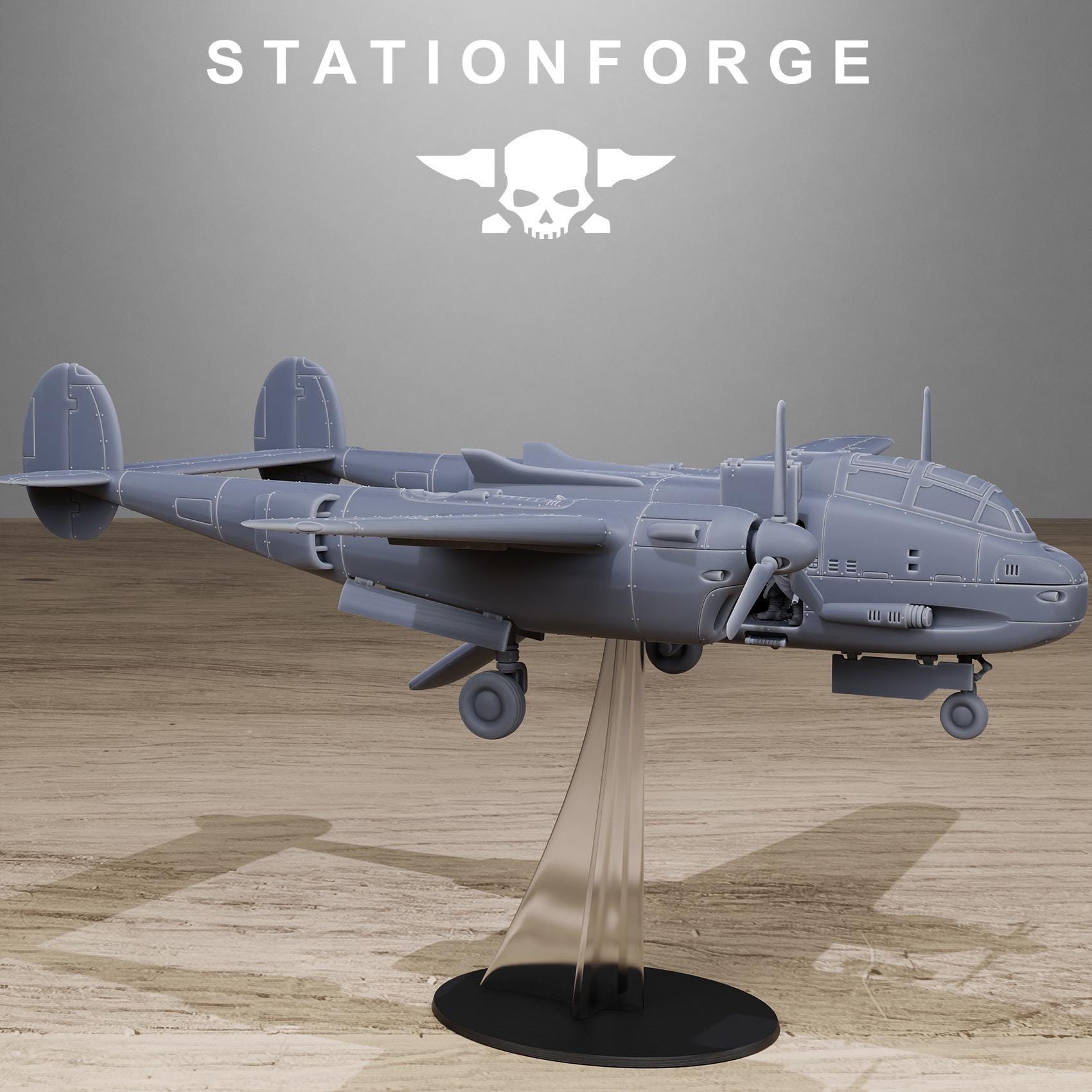 GrimGuard Vulture Plane | Station Forge | Wargaming