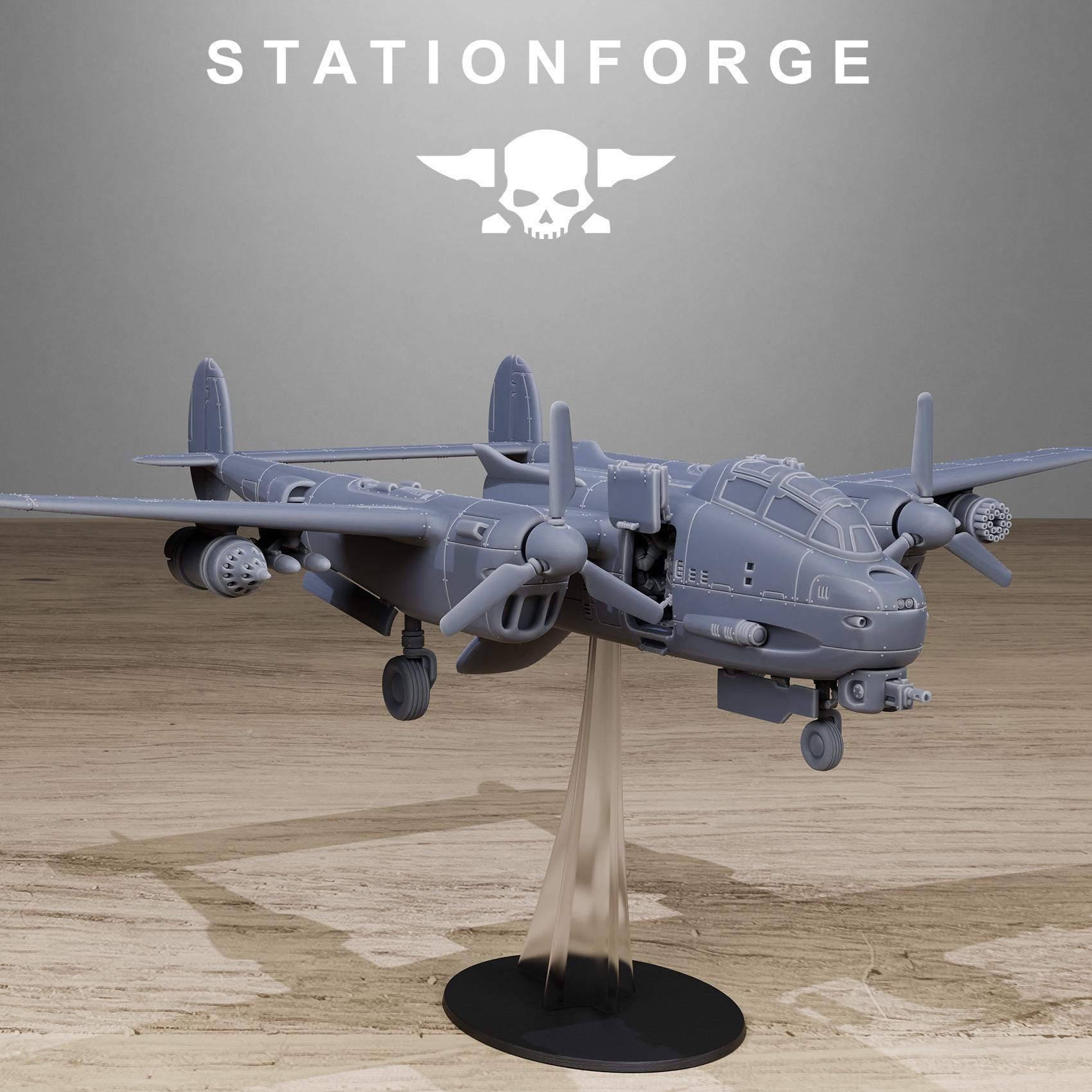 GrimGuard Vulture Plane | Station Forge | Wargaming