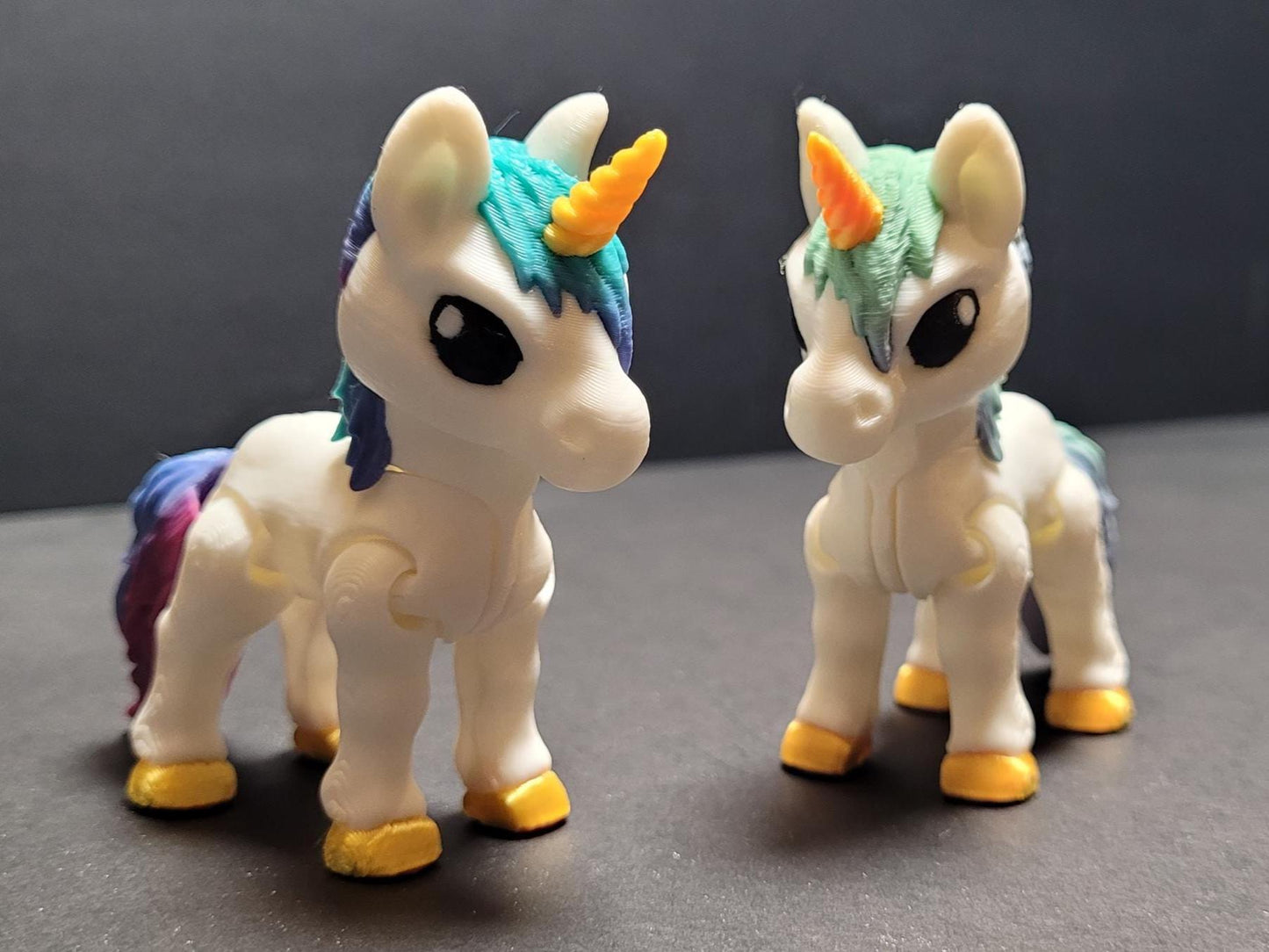Magical Full-Size Unicorn and Alicorn Figurines – 3D Printed Fantasy Creatures – Shelf Decor and Gifts for Unicorn Lovers & Dreamers