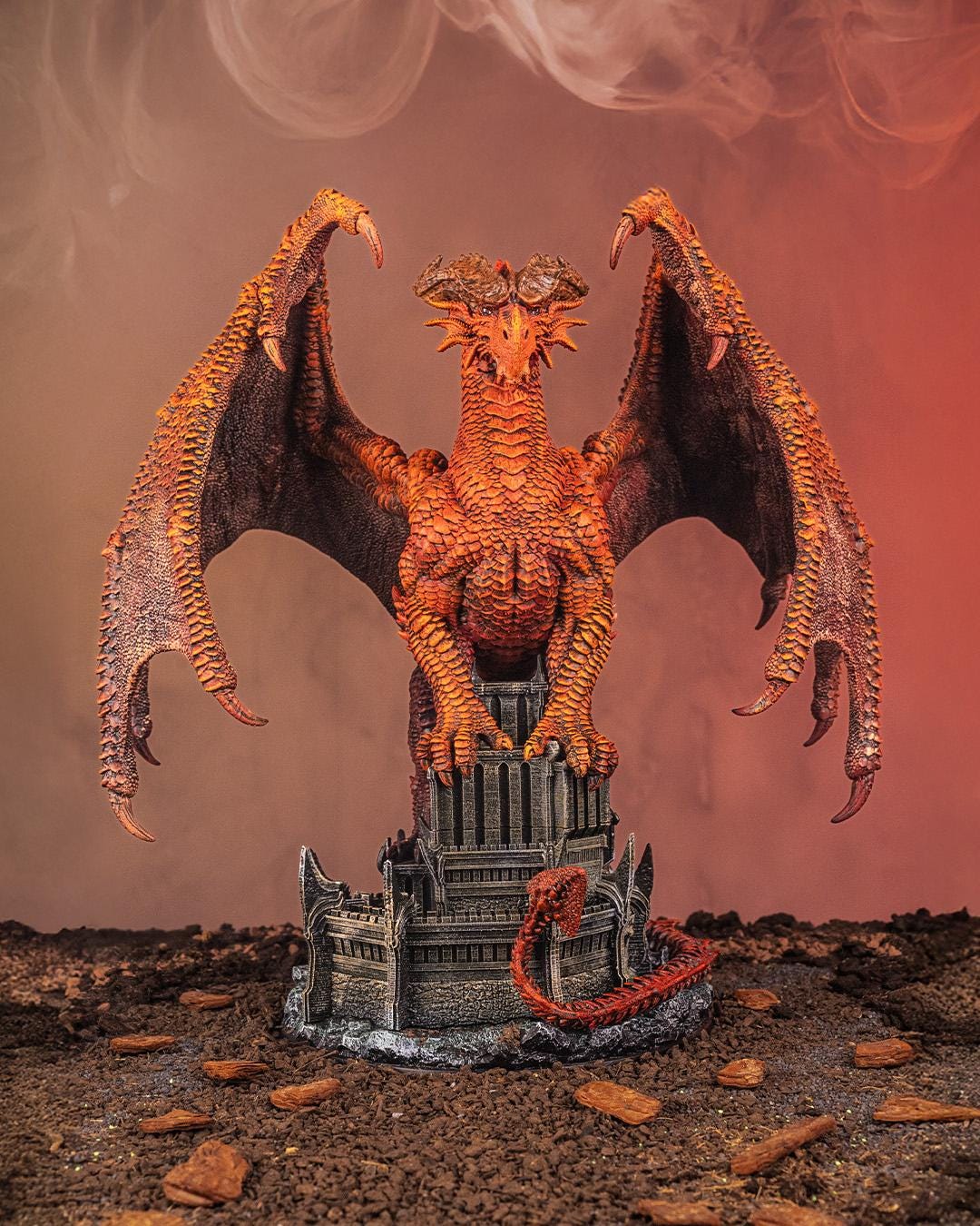 Majestic 3D Printed Dragon Figurine – Arnya the Dragon Queen | Fantasy Resin Model for DnD, TTRPG, Display, or Gift