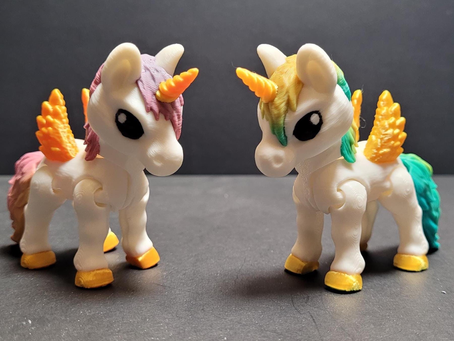 Magical Full-Size Unicorn and Alicorn Figurines – 3D Printed Fantasy Creatures – Shelf Decor and Gifts for Unicorn Lovers & Dreamers