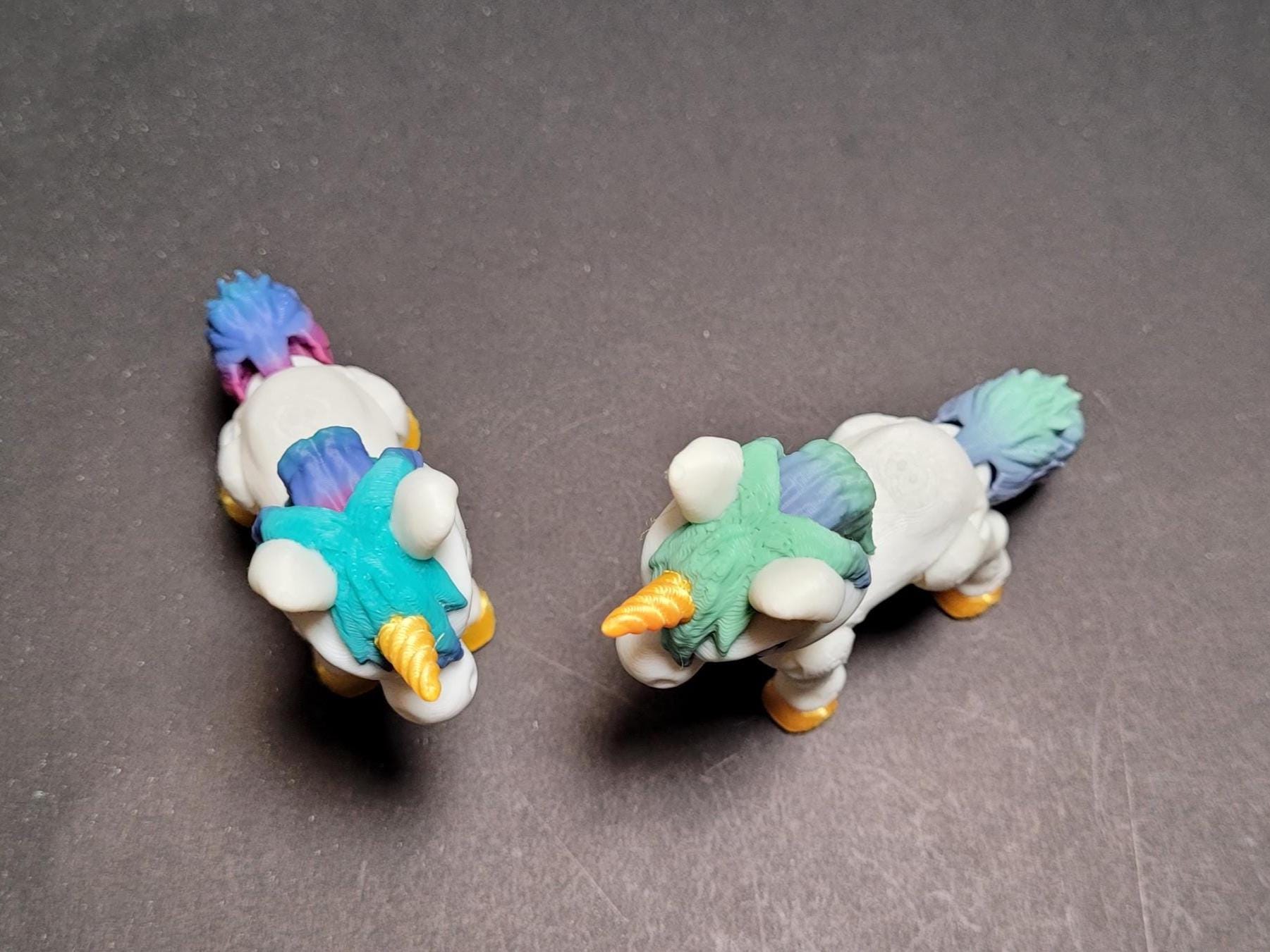 Magical Full-Size Unicorn and Alicorn Figurines – 3D Printed Fantasy Creatures – Shelf Decor and Gifts for Unicorn Lovers & Dreamers