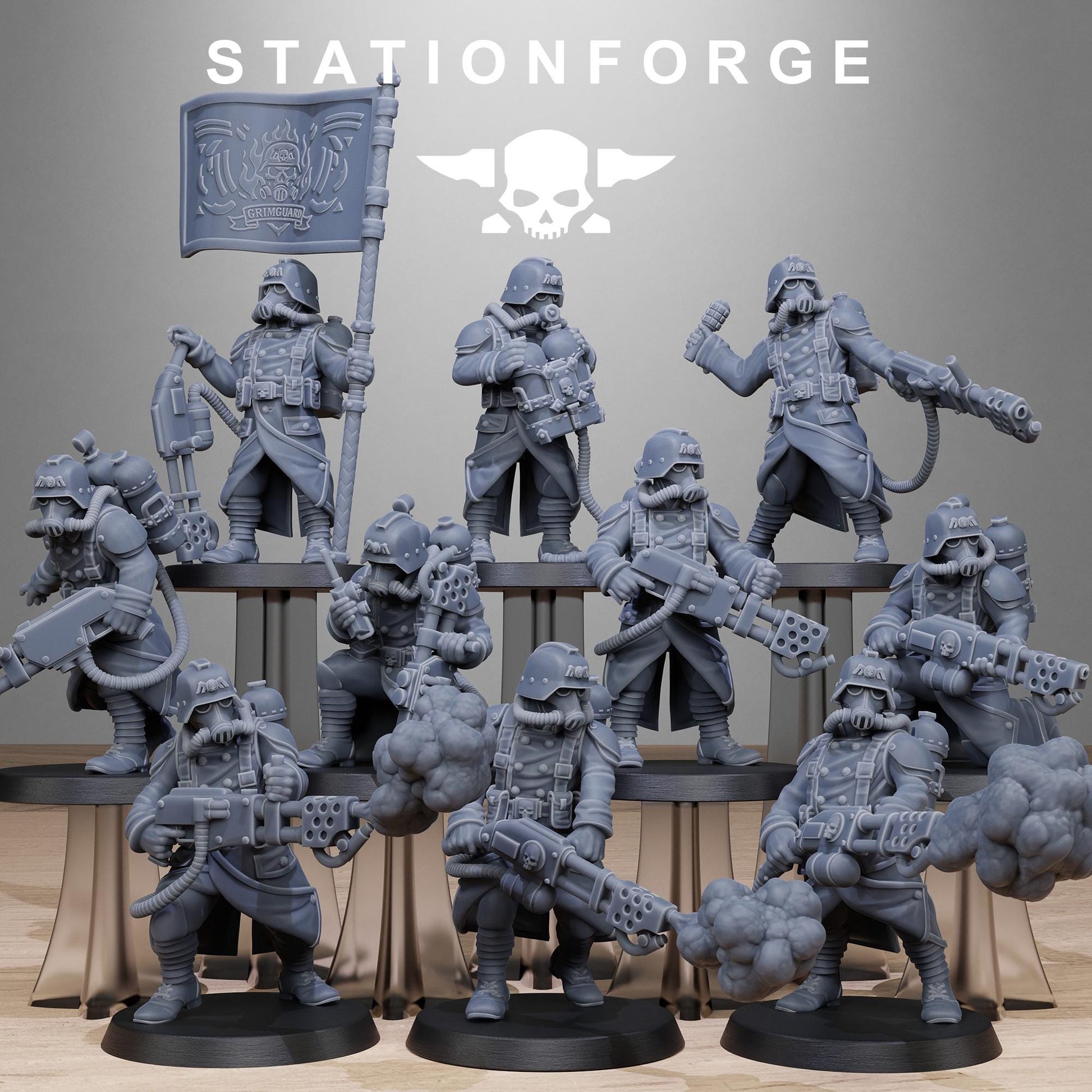 GrimGuard Flamers | Station Forge | Wargaming