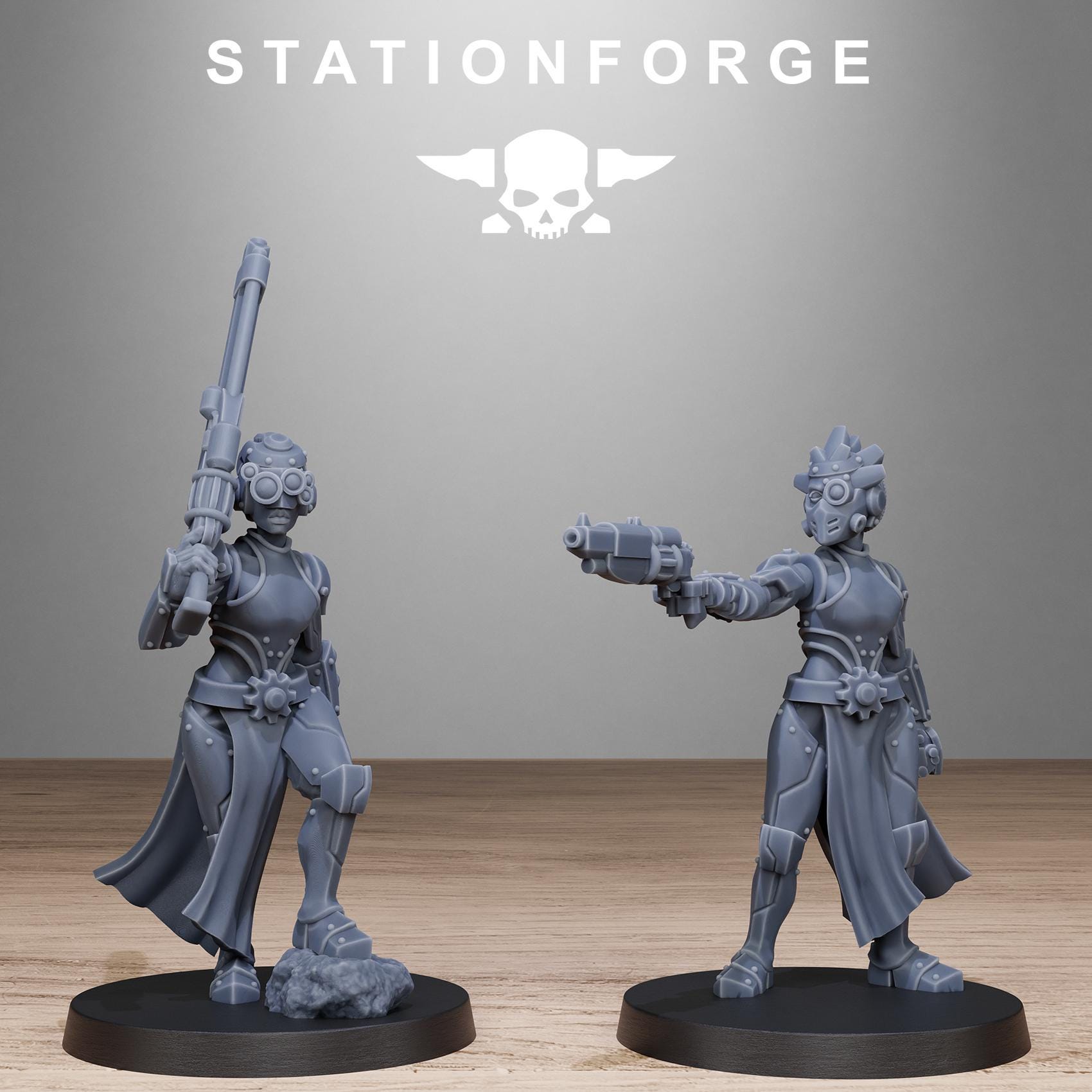 Scavenger Sisters Infantry | Station Forge | Wargaming | Tabletop miniatures | Grim dark future wargames