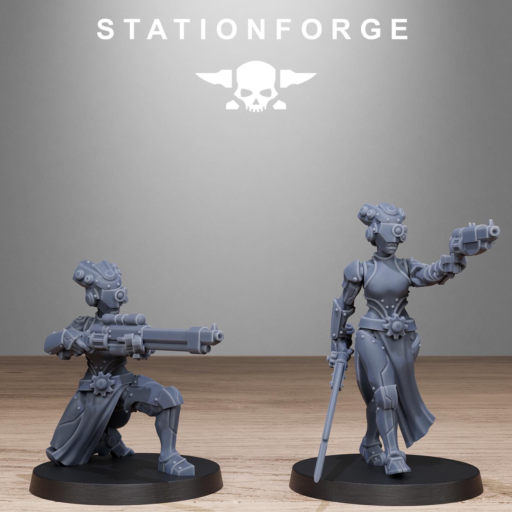 Scavenger Sisters Infantry | Station Forge | Wargaming | Tabletop miniatures | Grim dark future wargames