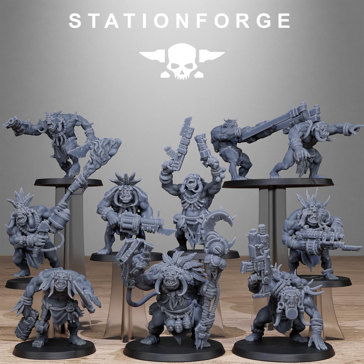 Orkaz Tribal Infantry | Station Forge | Orkaz | Wargaming | Ork | Orcs |