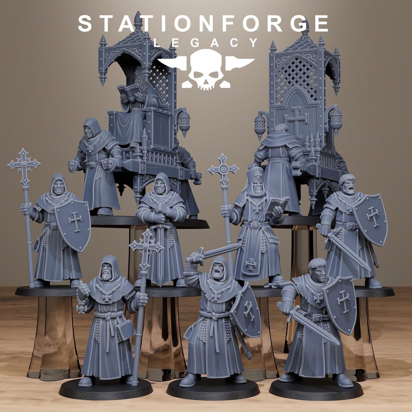 Thorncrest Priests | Station Forge Legacy | Wargaming | Infantry