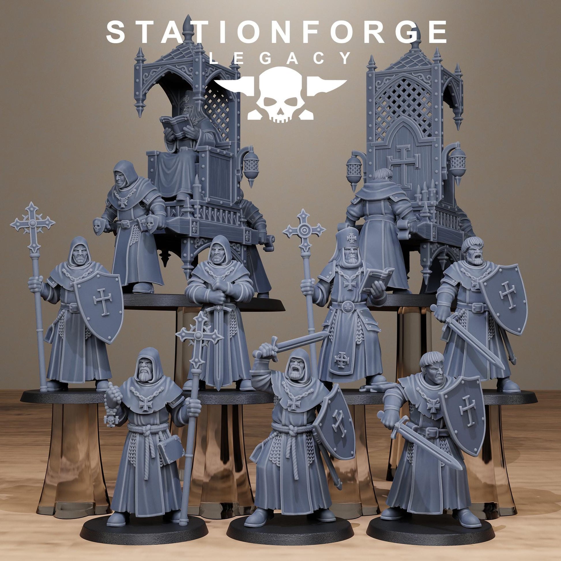 Thorncrest Priests | Station Forge Legacy | Wargaming | Infantry