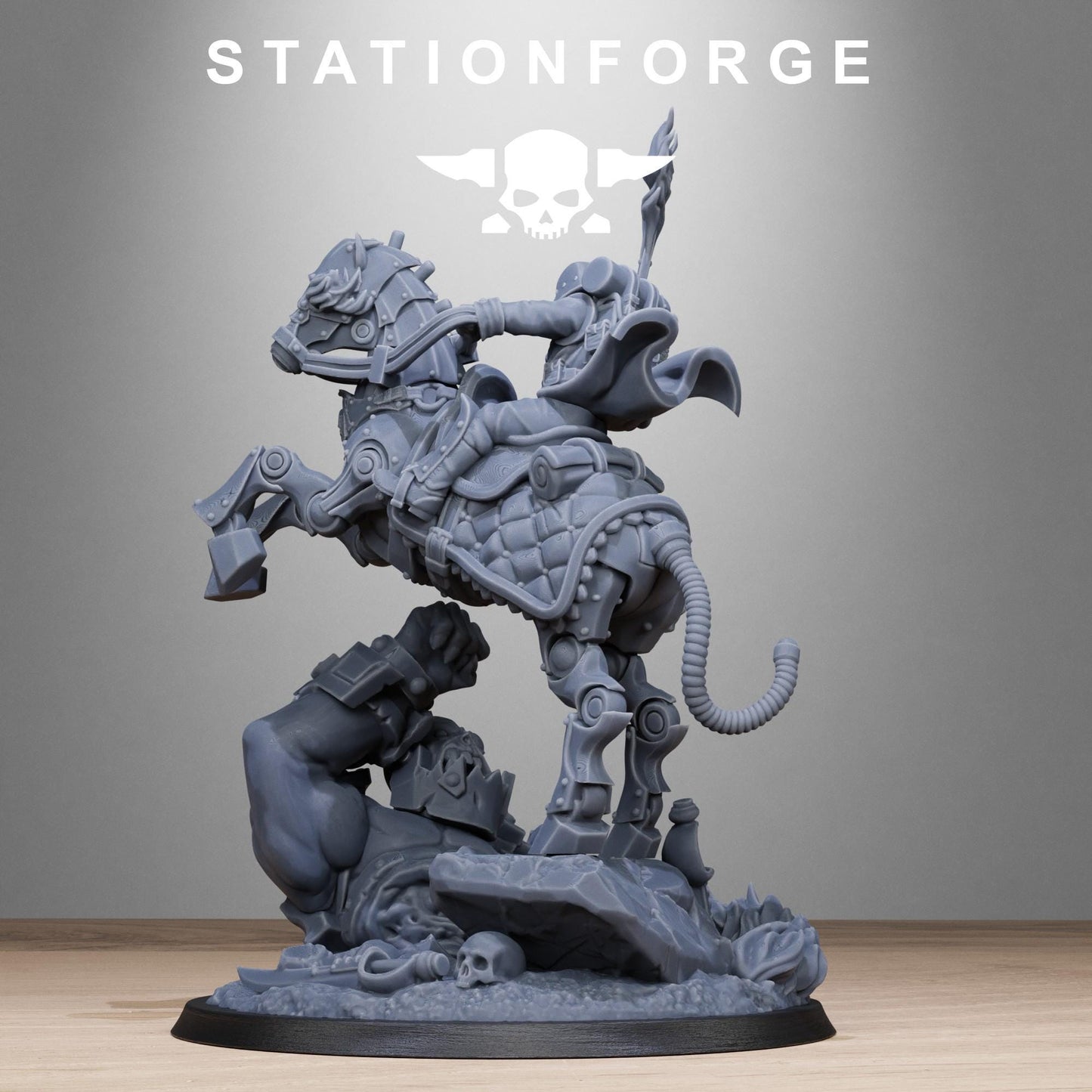 GrimGuard Officer Horseman | Station Forge | Wargaming |