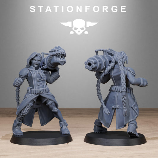 GrimGuard Sisters | Station Forge | Wargaming | Wargaming Miniatures | Grim Dark Future | Tabletop Sci-Fi Wargaming