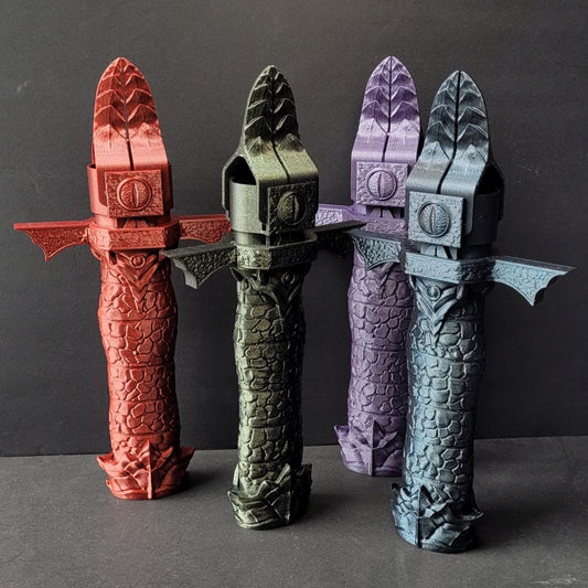 Custom Seer Blade | Collapsible Sword with Hidden Blade | Fantasy Prop | Cosplay Sword | Custom 3D Printed Weapon