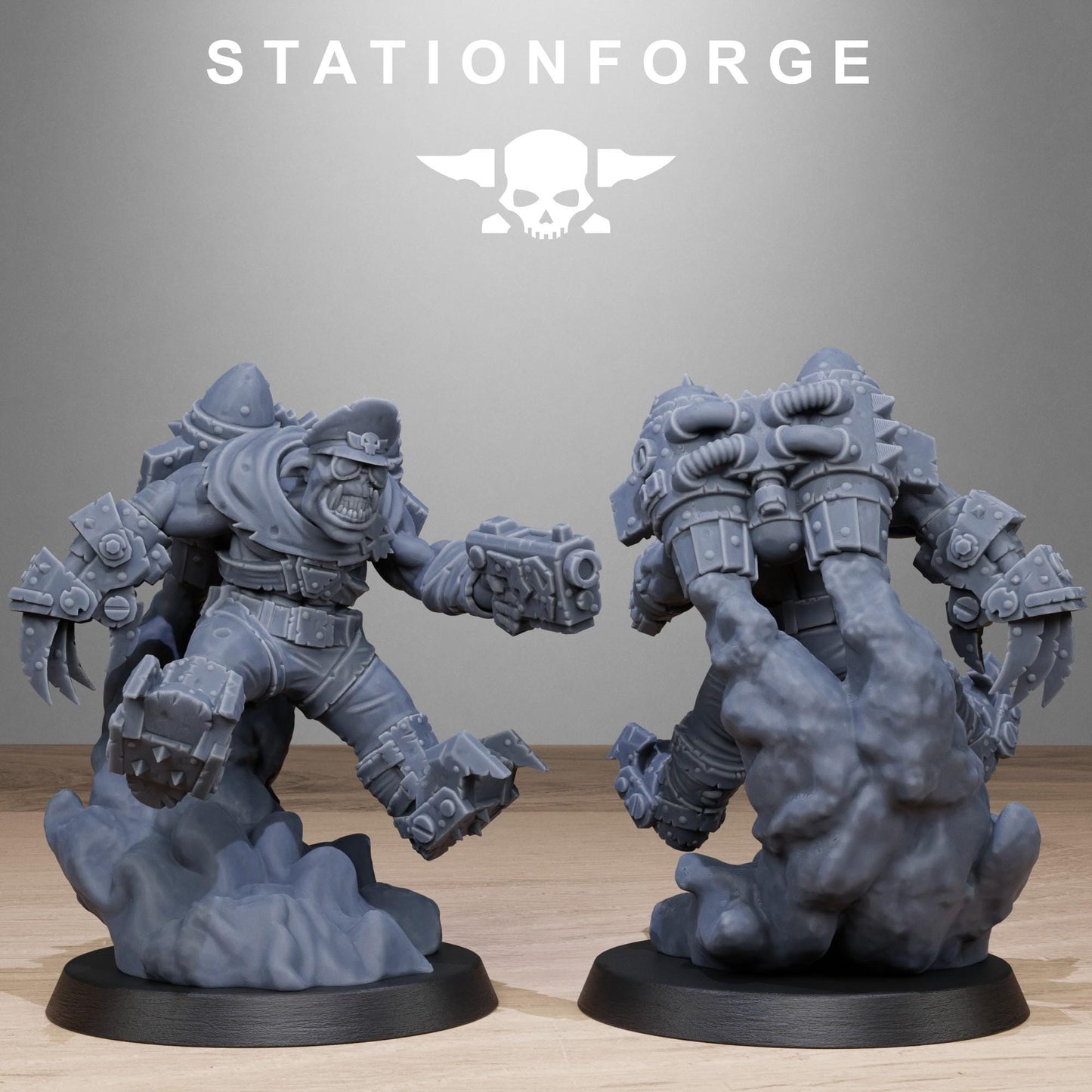 Orkaz Flyers | Station Forge | Wargaming | Ork | Set if 10 Miniatures | Orc