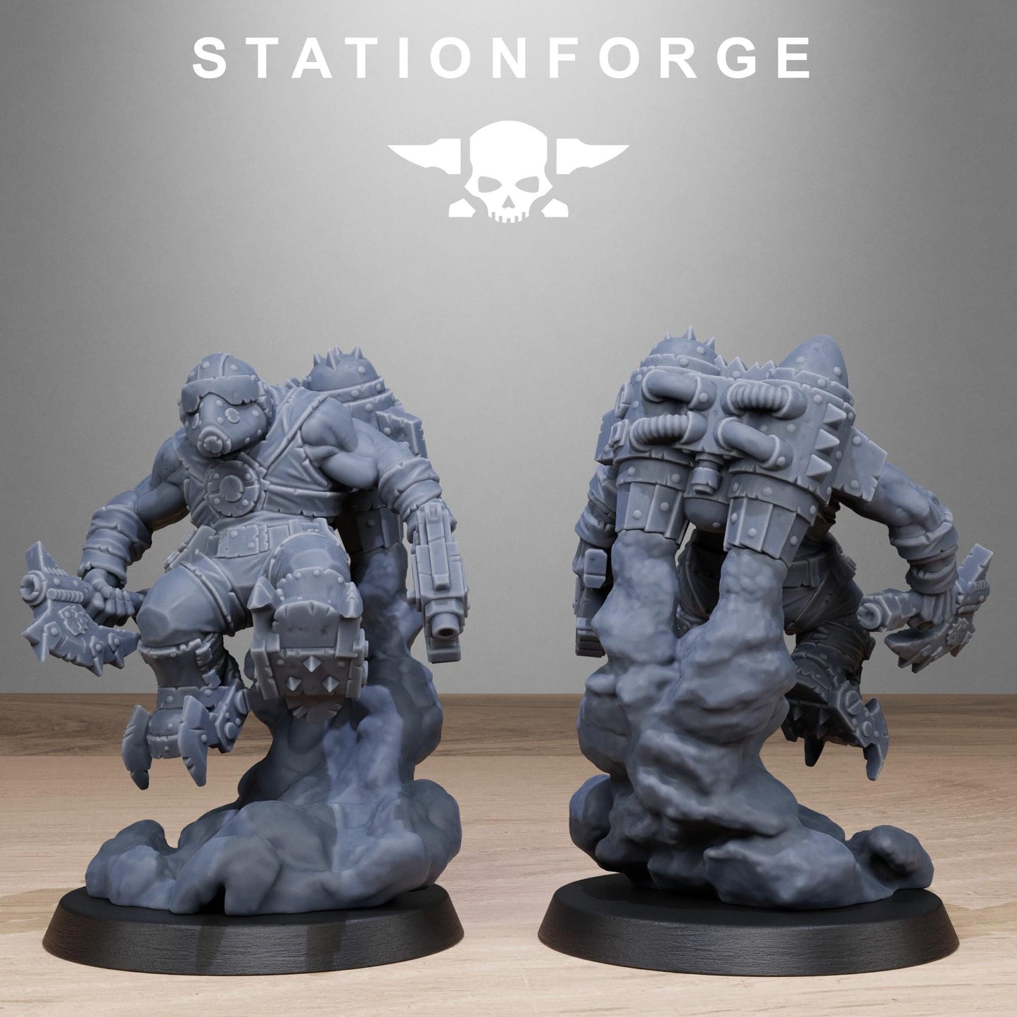 Orkaz Flyers | Station Forge | Wargaming | Ork | Set if 10 Miniatures | Orc