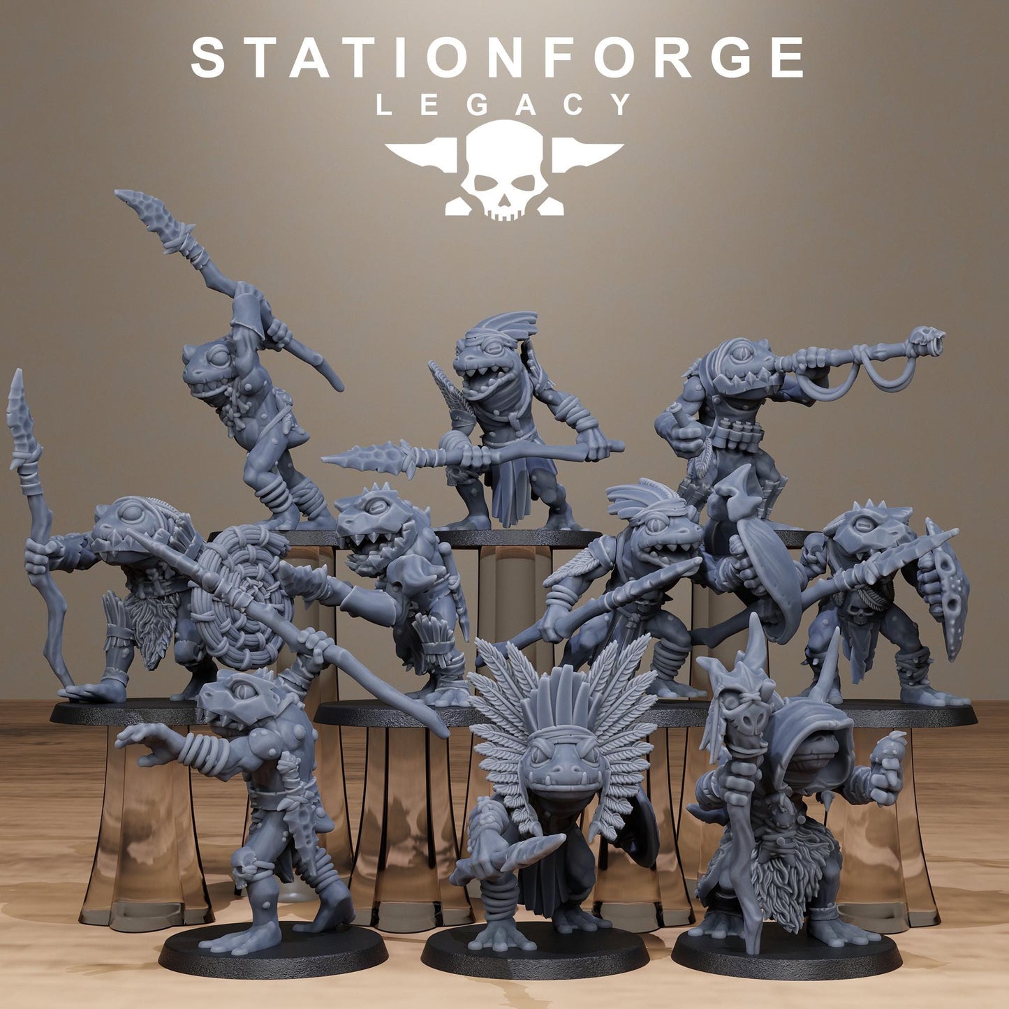 Bogkin Spearmen | Station Forge | Marines | Wargaming | Infantry | Soldiers