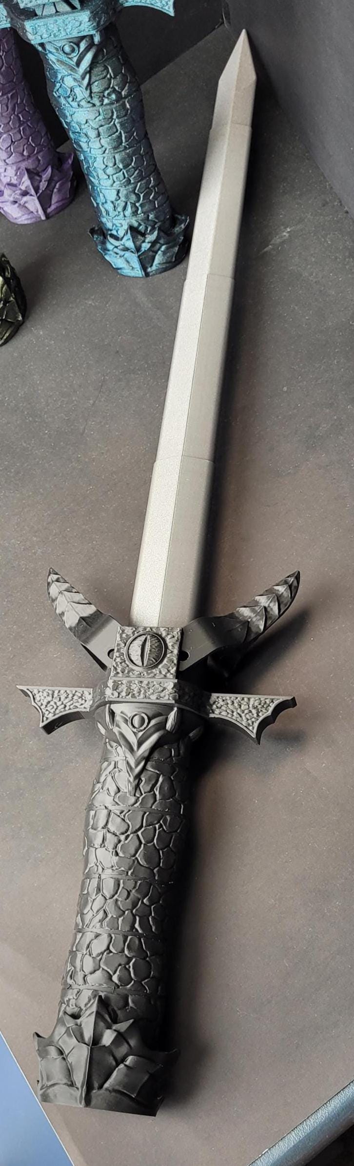 Custom Seer Blade | Collapsible Sword with Hidden Blade | Fantasy Prop | Cosplay Sword | Custom 3D Printed Weapon