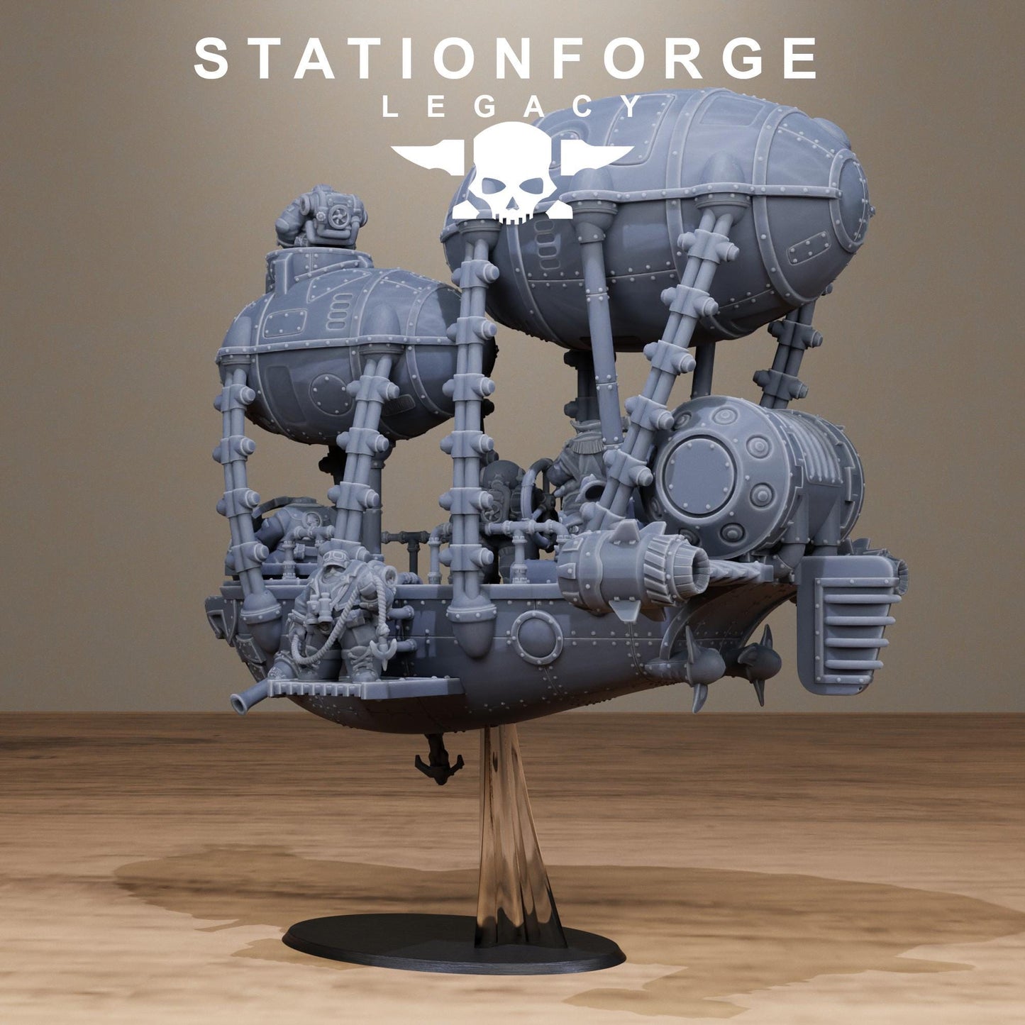 Ironvale Airship Maximus | Station Forge Legacy | Wargaming | Infantry