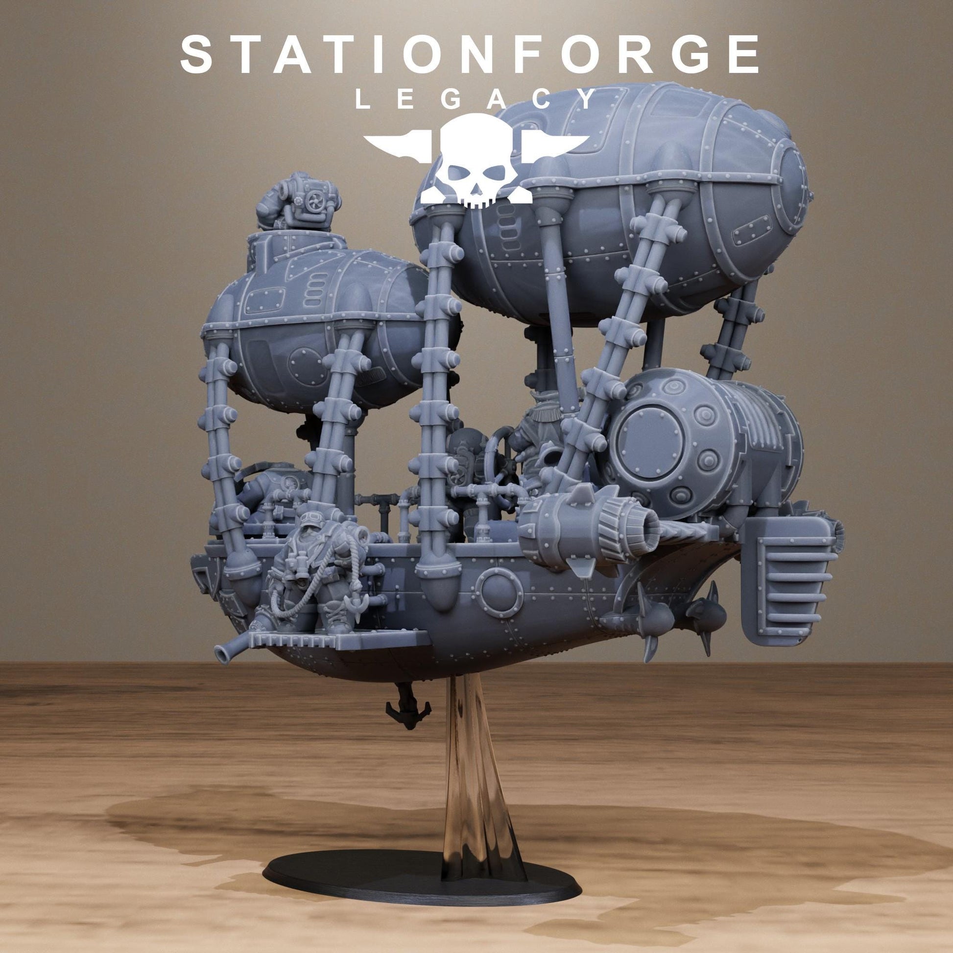 Ironvale Airship Maximus | Station Forge Legacy | Wargaming | Infantry