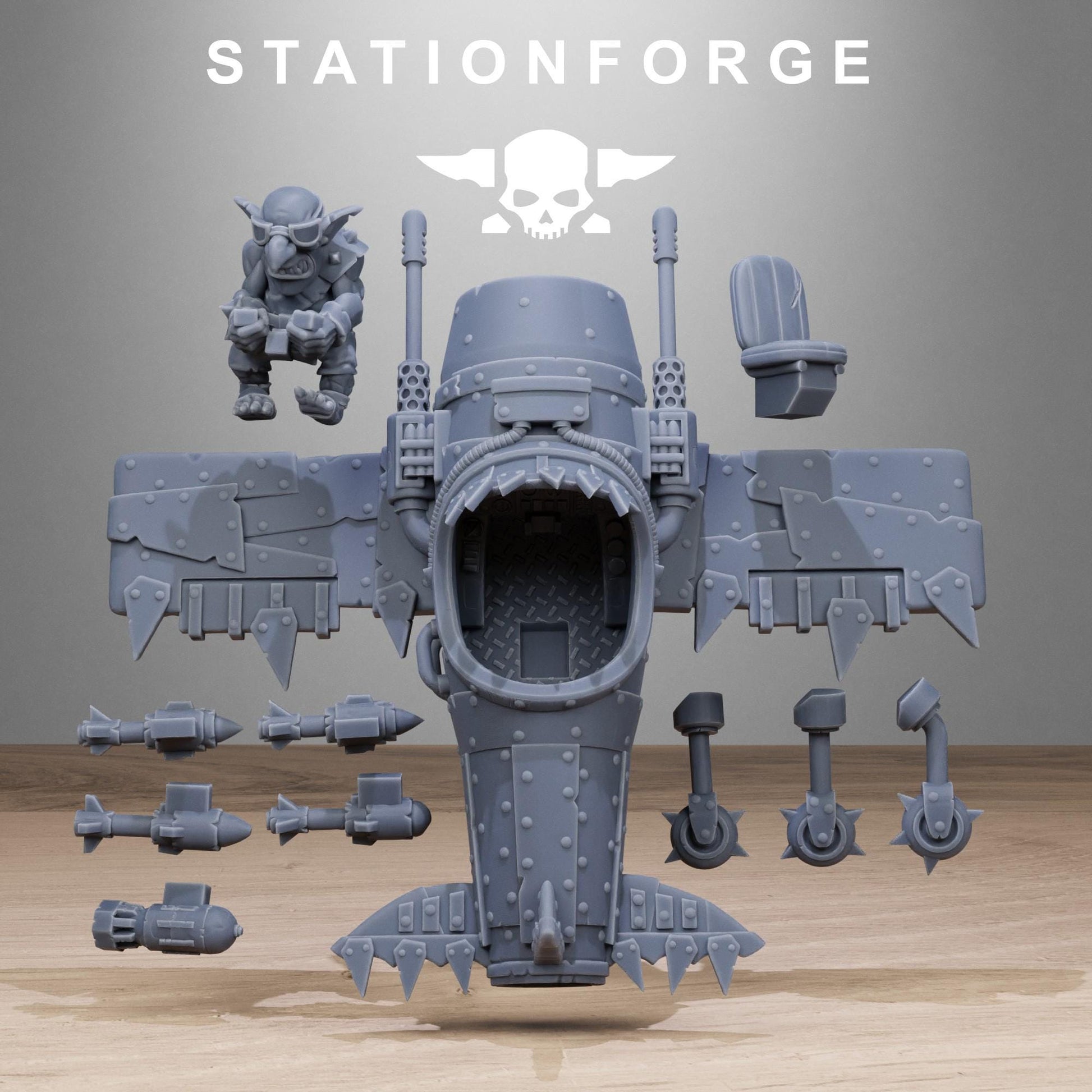 Orkaz Gob Planes | Orkaz | Orc | Grimdark Future | Sci Fi | Space | Table Top | Station Forge | tabletop Wargaming | High Quality Minis