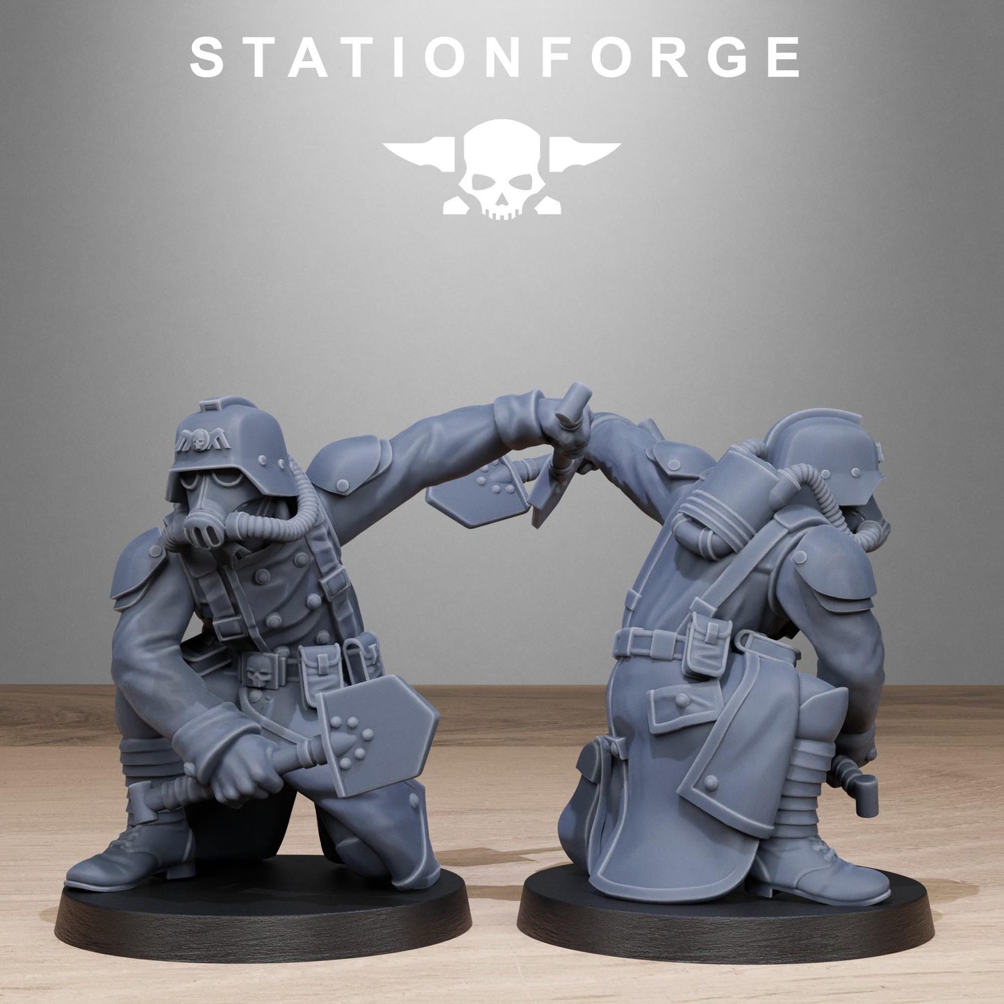 GrimGuard Shovel Fighters | Station Forge | Marines | Wargaming | Infantry | Soldiers