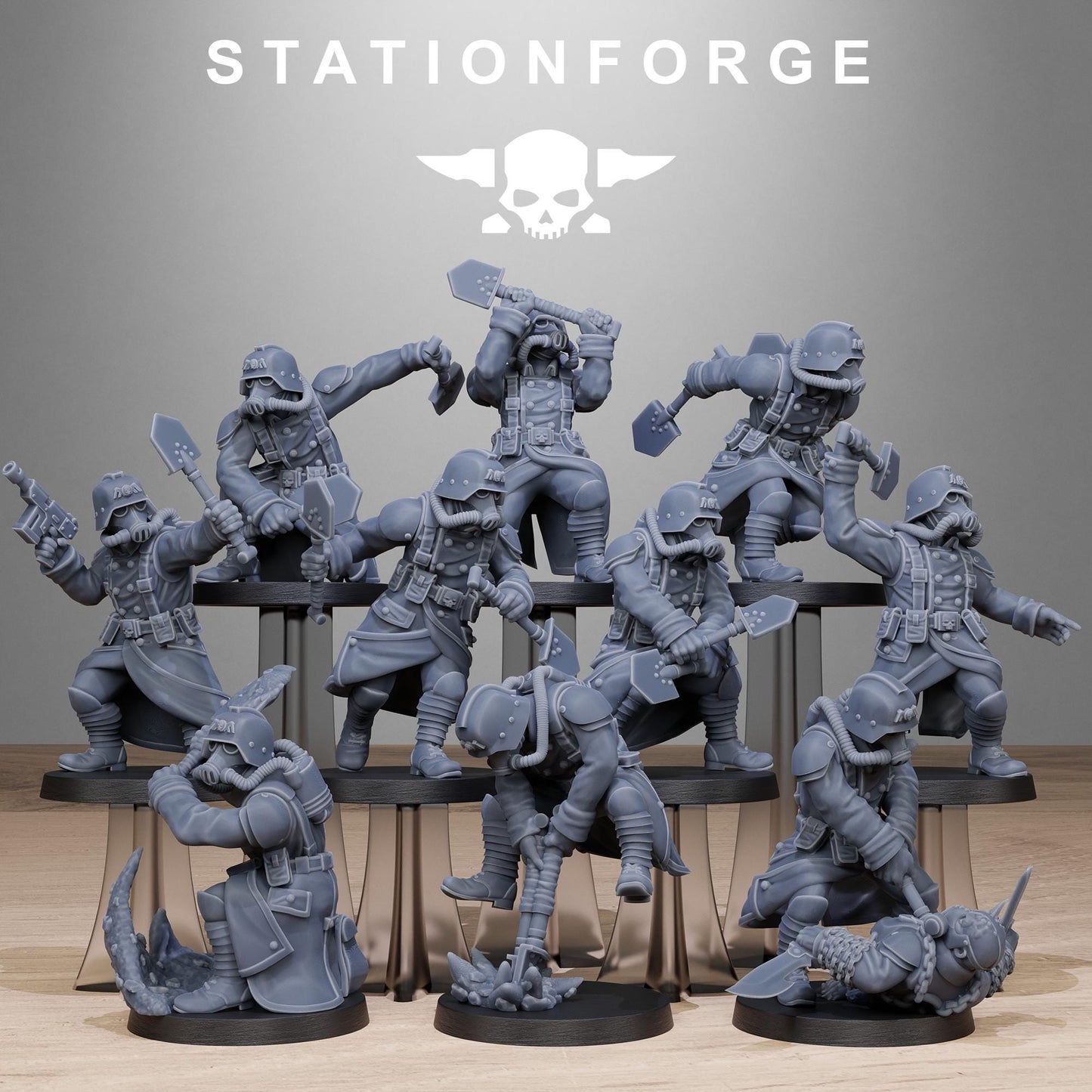 GrimGuard Shovel Fighters | Station Forge | Marines | Wargaming | Infantry | Soldiers