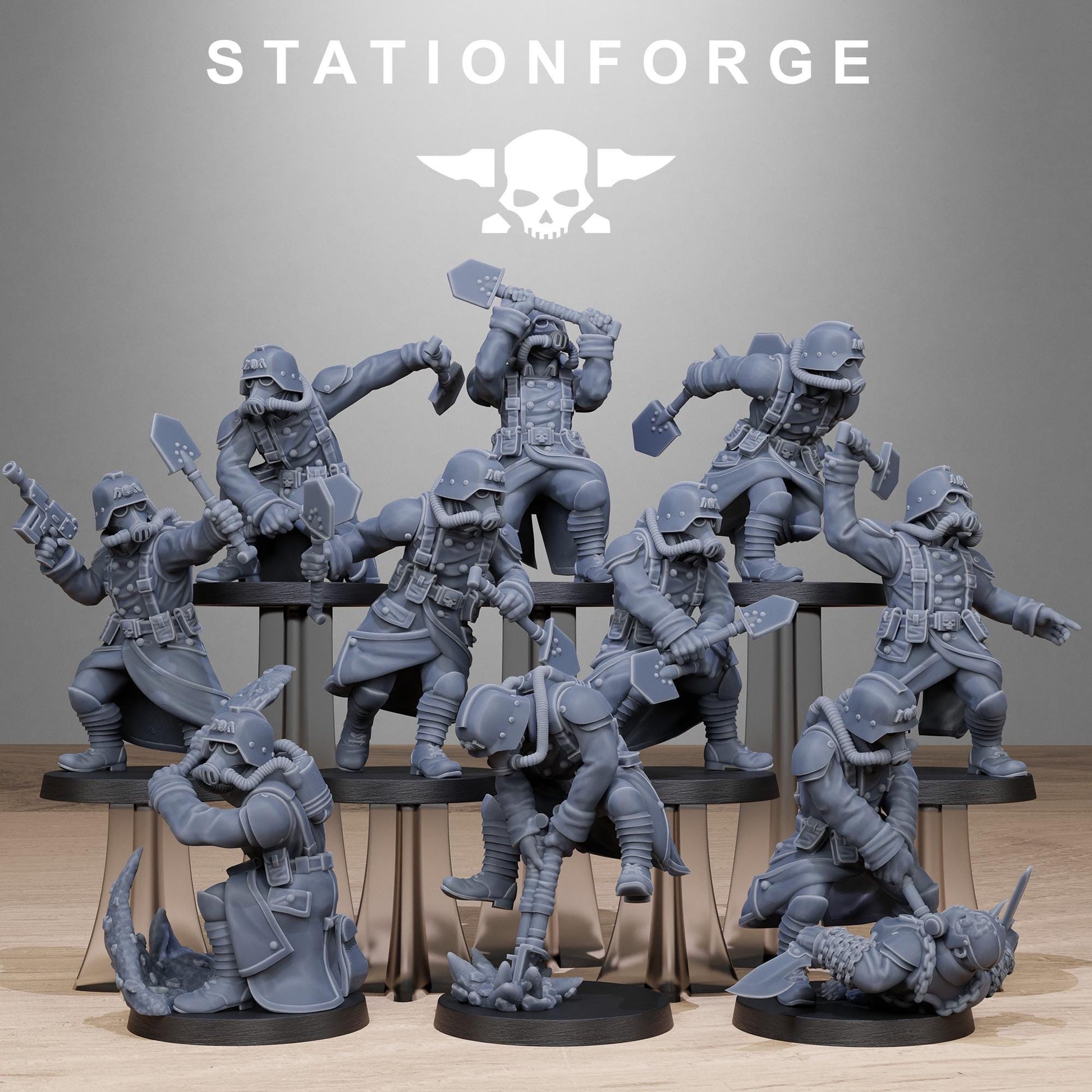 GrimGuard Shovel Fighters | Station Forge | Marines | Wargaming | Infantry | Soldiers
