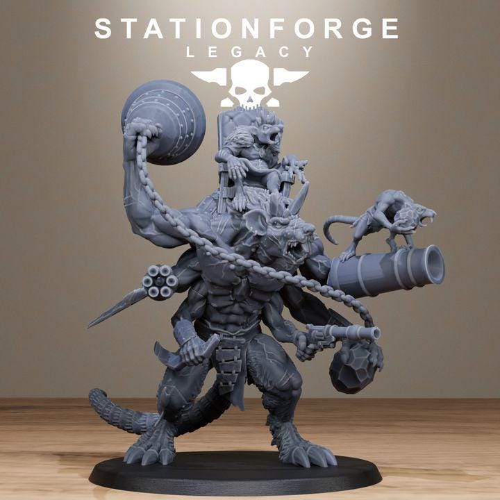 Rotfang Bell Rat | Station Forge Legacy | Wargaming | Infantry