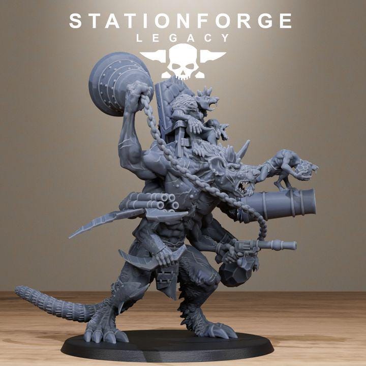 Rotfang Bell Rat | Station Forge Legacy | Wargaming | Infantry