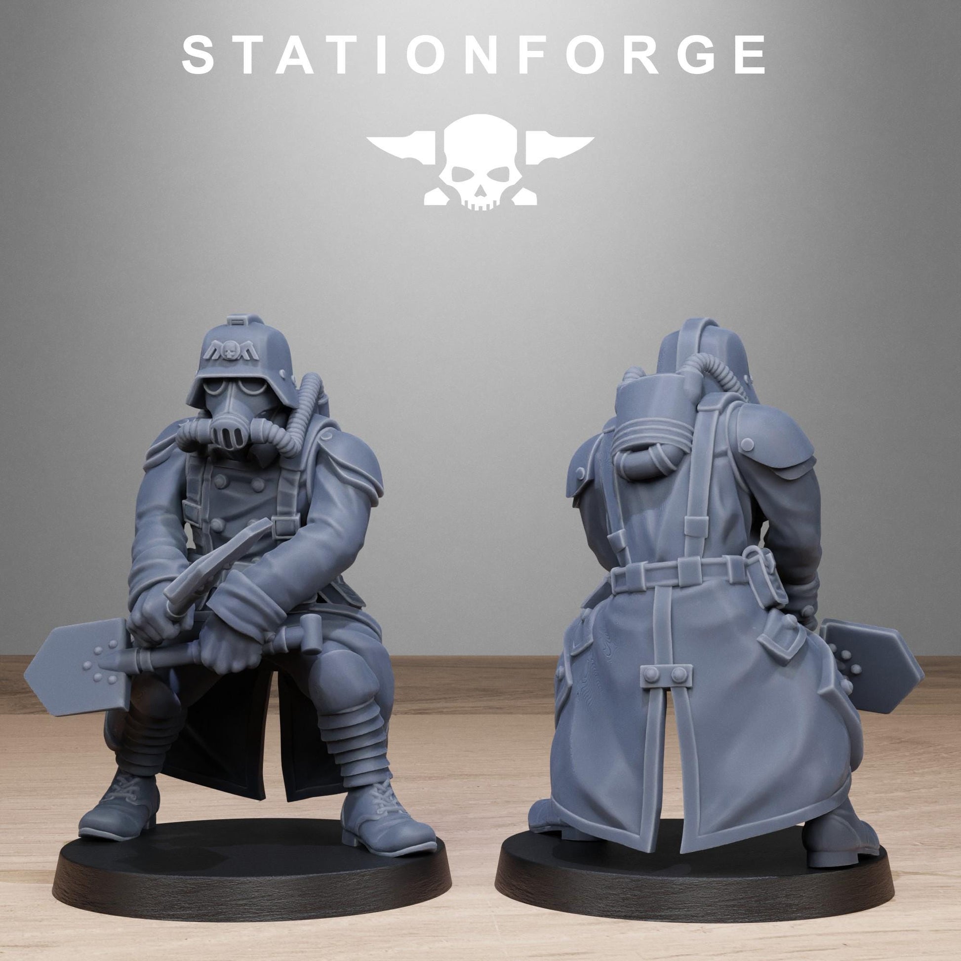 GrimGuard Shovel Fighters | Station Forge | Marines | Wargaming | Infantry | Soldiers