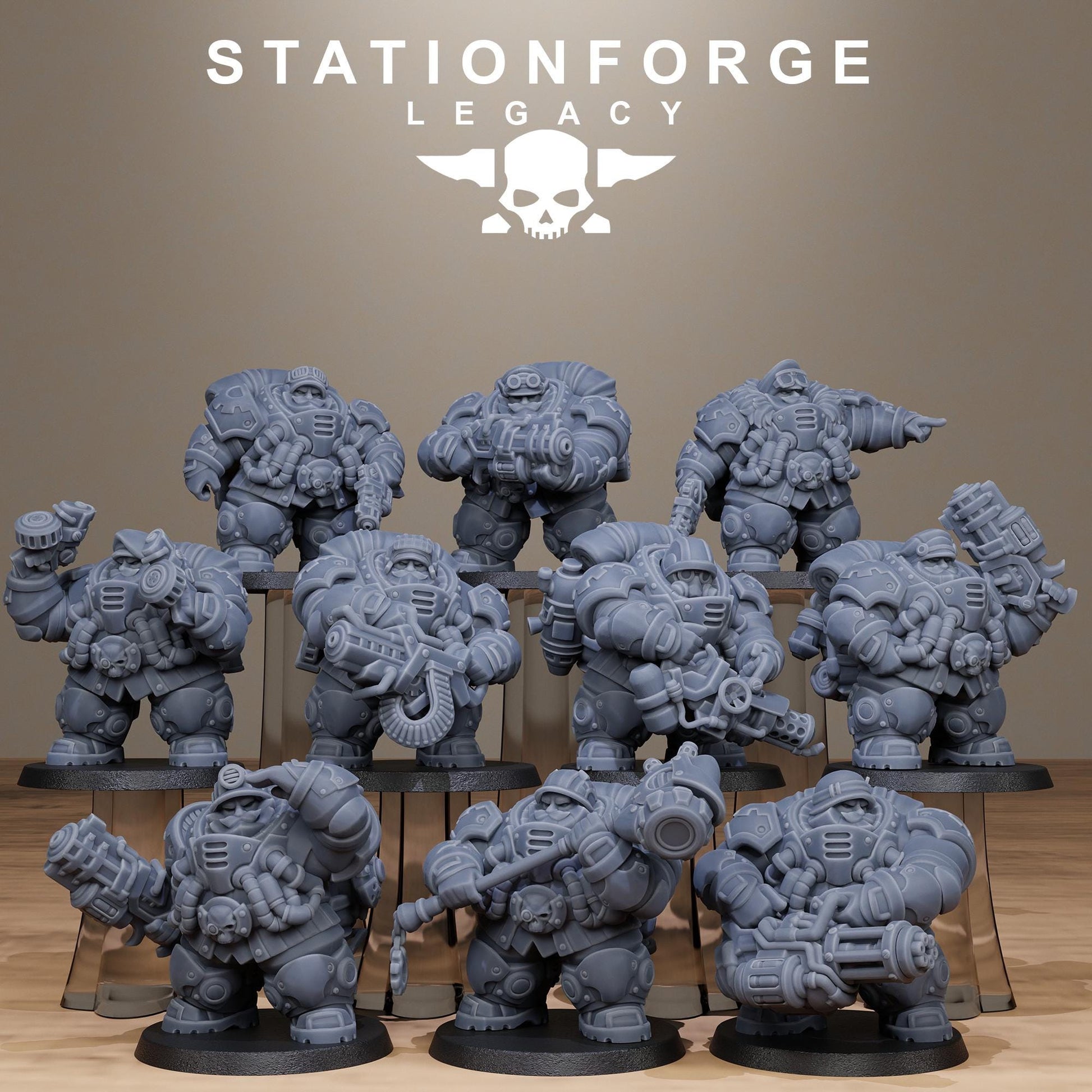 Ironvale Gearholders | Station Forge Legacy | Wargaming | Infantry