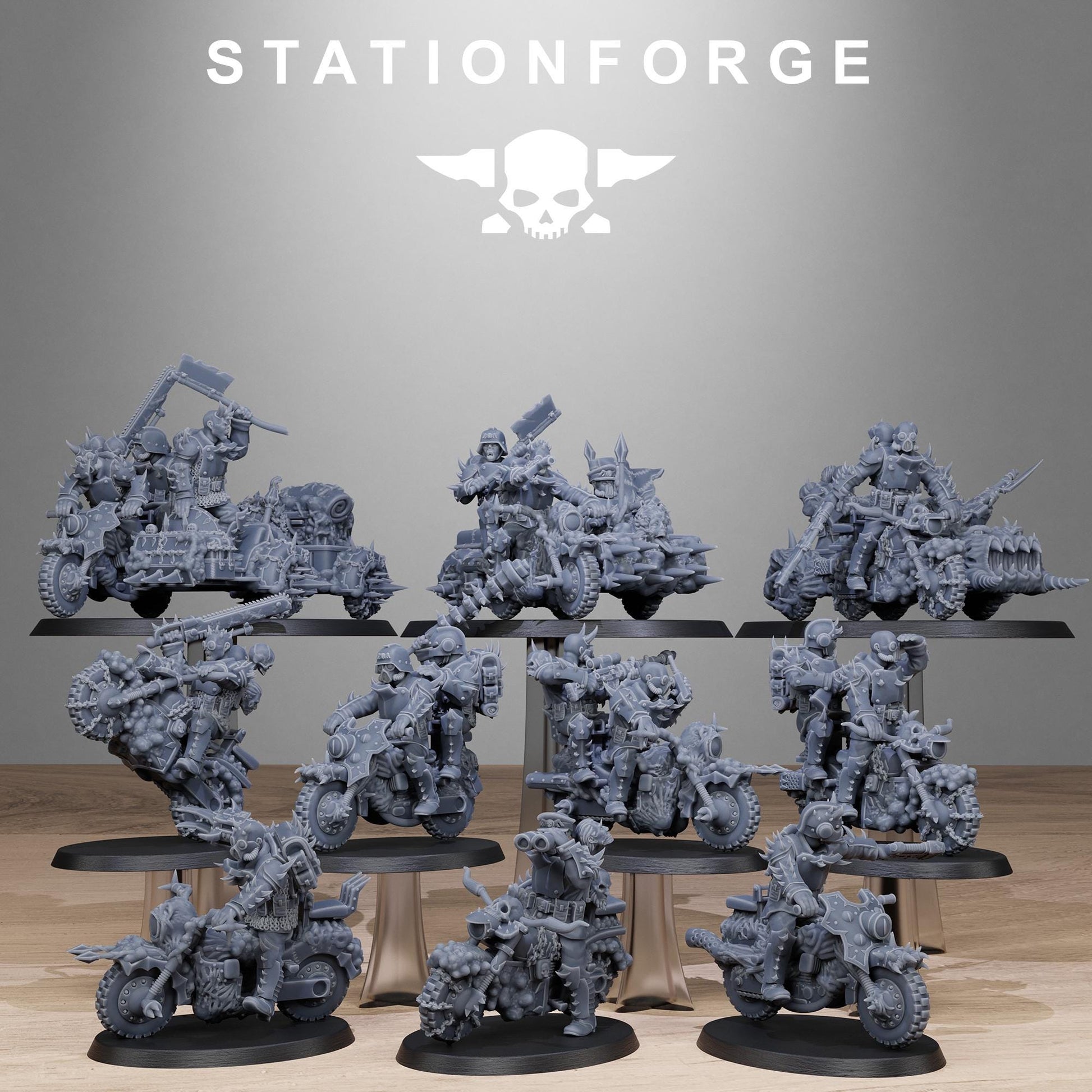 Corrupted Guard Bikers | Station Forge | Wargaming