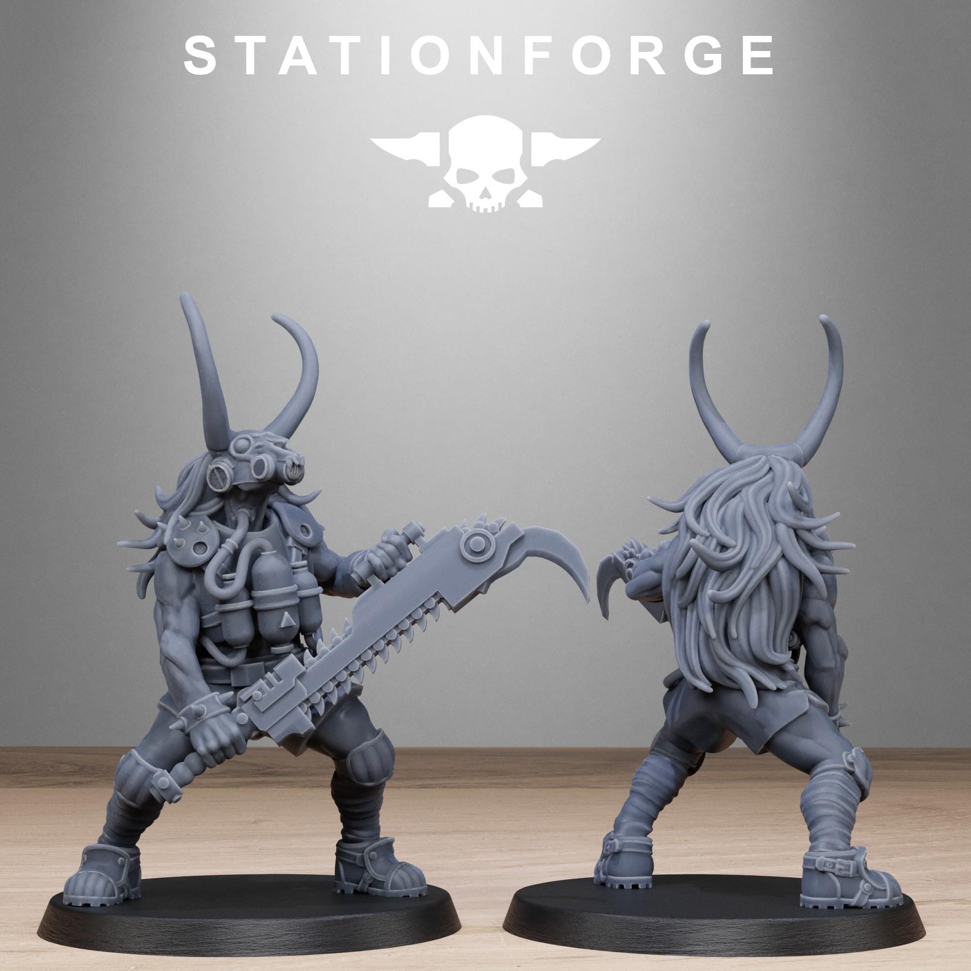 Techno Savage Barbarians | Station Forge | Wargaming | Alien Hive Soldier Warrior