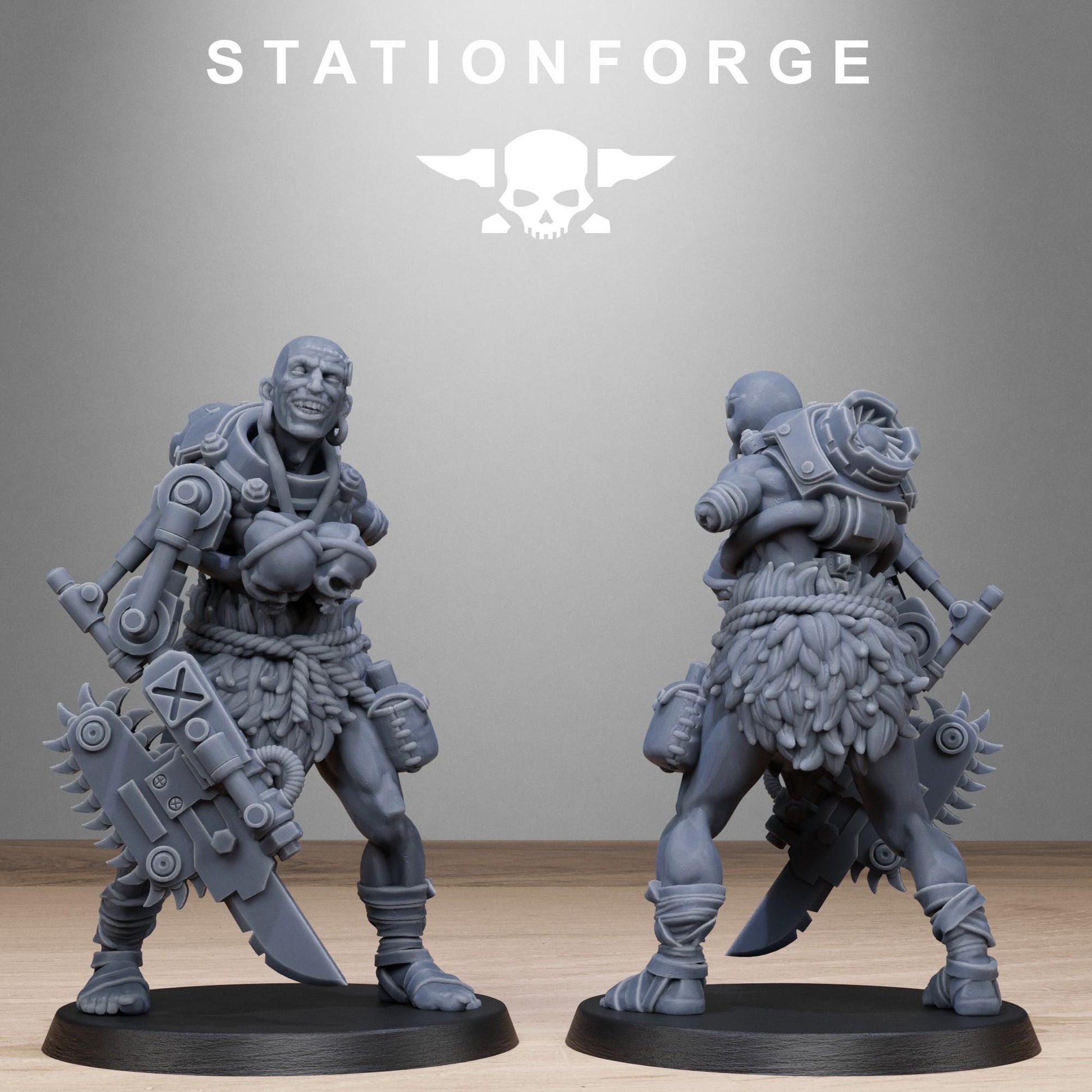 Techno Savage Barbarians | Station Forge | Wargaming | Alien Hive Soldier Warrior