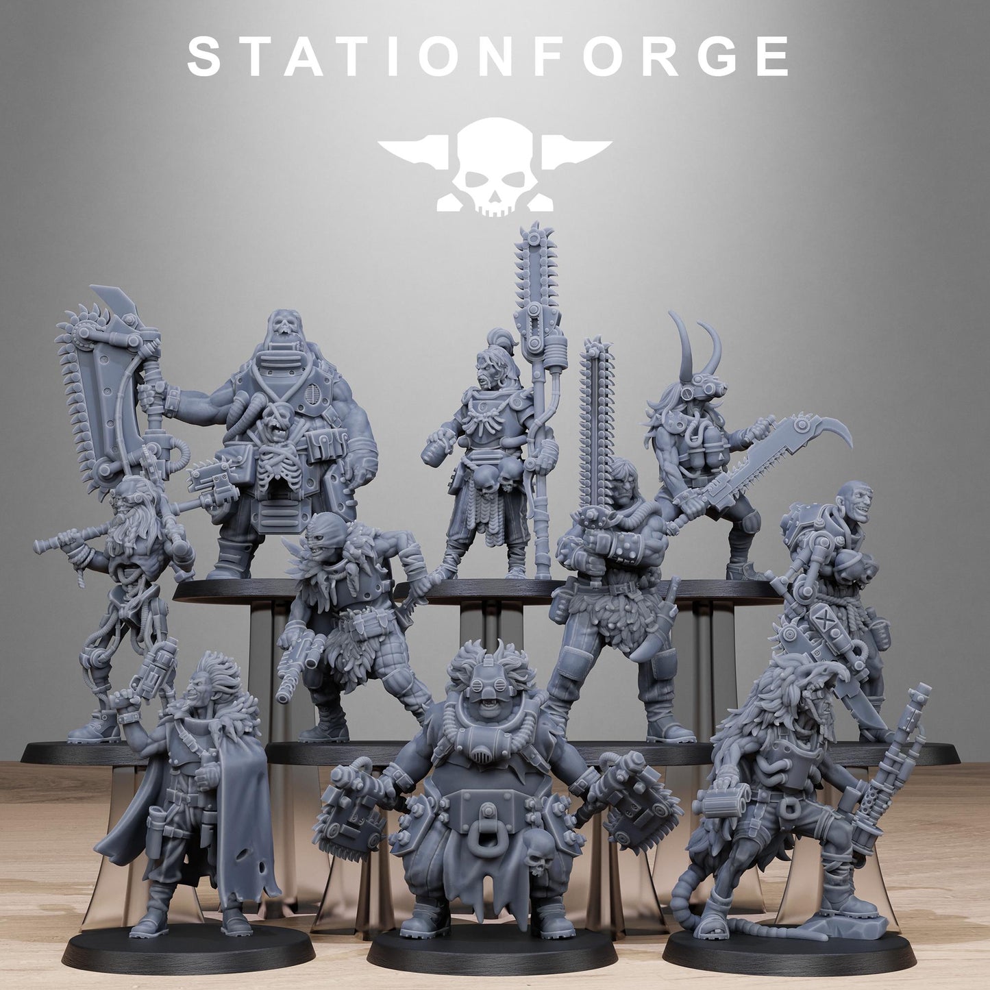 Techno Savage Barbarians | Station Forge | Wargaming | Alien Hive Soldier Warrior
