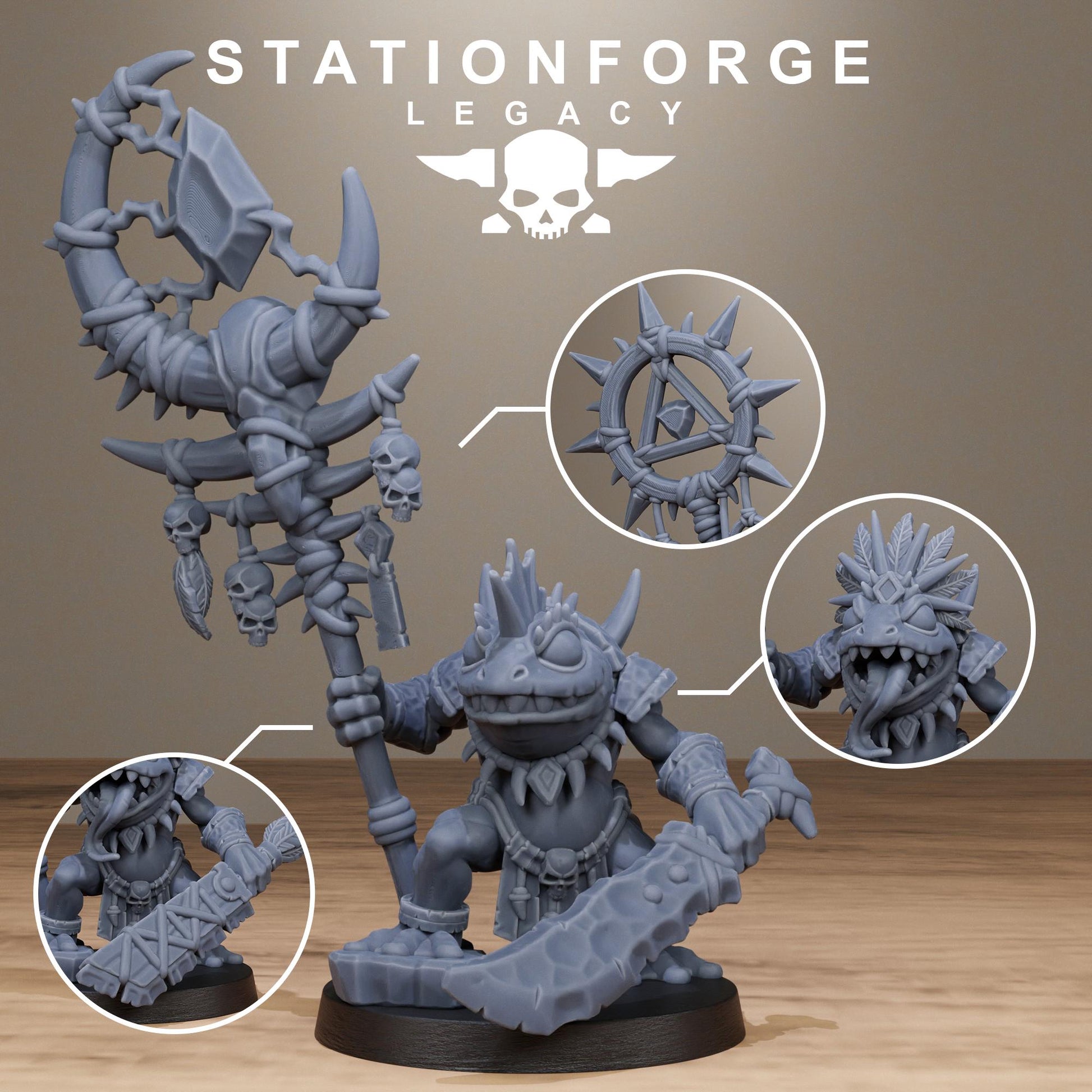 Bogkin Shaman | Station Forge | Marines | Wargaming | Infantry | Soldiers