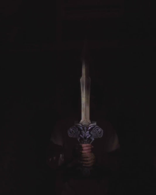 Hofund Asgardian Sword - Asgardian Cosplay Mythical Norse Weapon Replica - Handcrafted Fantasy Sword for Cosplay, LARP, and Decor