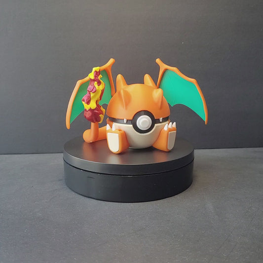 Fiery Dragon Monster Ball – Flame-Inspired 3D Printed Sphere