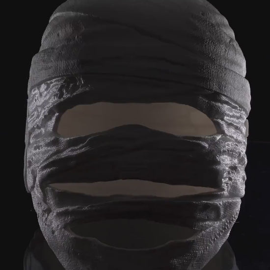 3D Printed Wrap Head Halloween Mask | Halloween Costume Accessory | Spooky Decorative Mask | 3 Sizes Available for Adults & Kids