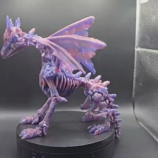 Wraith Wing Dragon | Articulated Dragon | Sensory Fidget Toy | Skeleton Dragon | Rainbow Dragons | Shiny Dragons | Dragon Lover Gift |