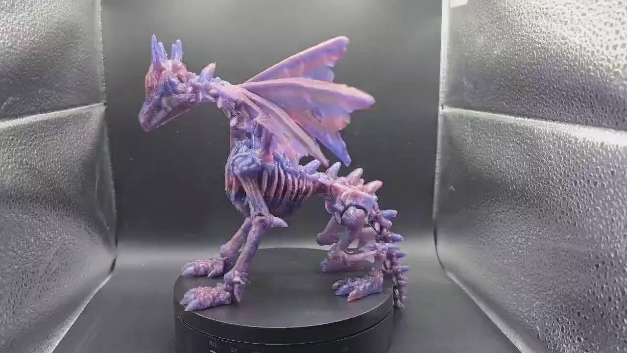 Wraith Wing Dragon | Articulated Dragon | Sensory Fidget Toy | Skeleton Dragon | Rainbow Dragons | Shiny Dragons | Dragon Lover Gift |