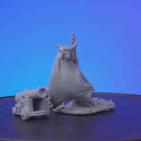 Pirate Ship Miniature Terrain - Dungeons and Dragons, D&D, Pathfinder, Wargaming, Tabletop, 28mm, 32mm - Perfect for Naval and Encounters