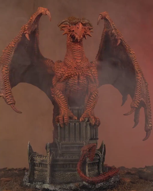 Majestic 3D Printed Dragon Figurine – Arnya the Dragon Queen | Fantasy Resin Model for DnD, TTRPG, Display, or Gift