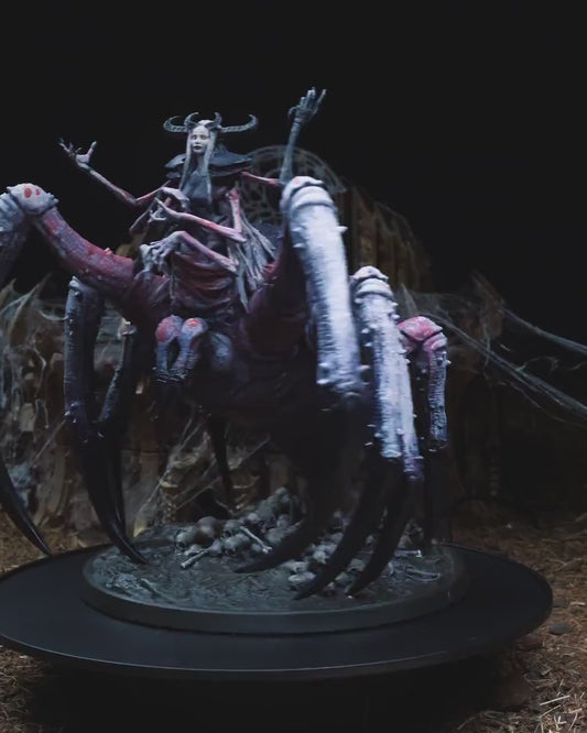 Lolth, Queen of Spiders Drider Miniature for Dungeons and Dragons - Detailed Tabletop RPG Figurine for Collectors and Roleplaying Games