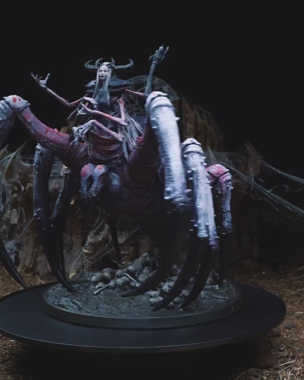 Lolth, Queen of Spiders Drider Miniature for Dungeons and Dragons - Detailed Tabletop RPG Figurine for Collectors and Roleplaying Games